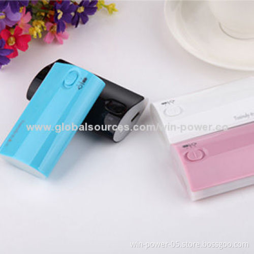 Portable Power Banks, New Design with Beautiful Look, Suitable for All Phones, OEM Colors Available